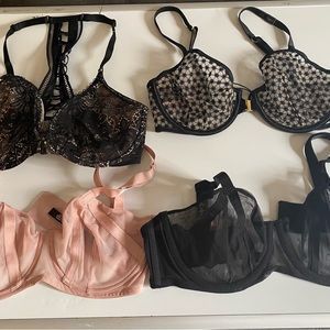 4 NWT Victoria Secret VS bras 34DD